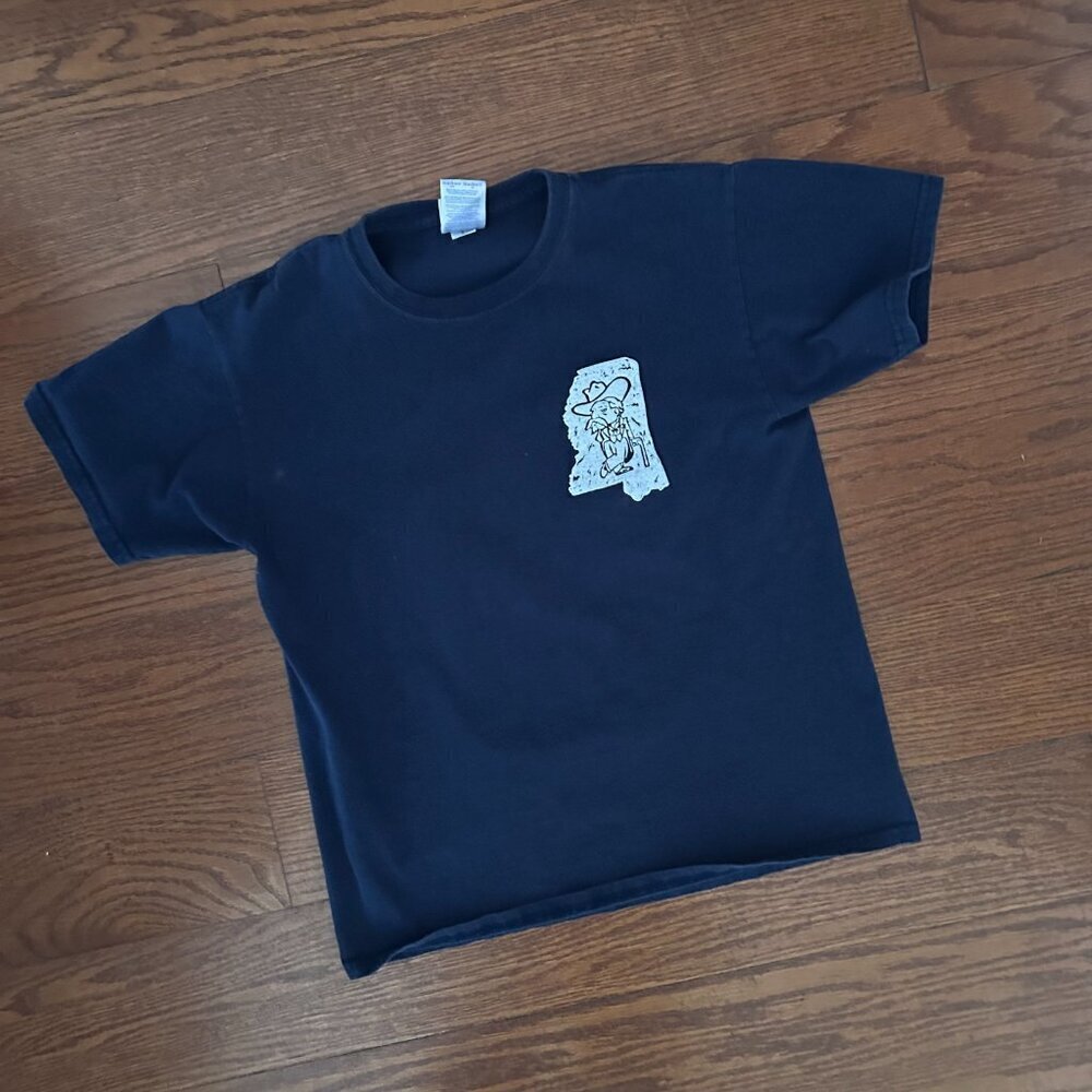 Ole Miss Youth Large Short Sleeve T-Shirt Colonel Reb - Picture 9 of 10